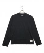 JIL SANDER+ジルサンダープラス）の古着「ロゴパッチ ロングスリーブカットソー」｜ブラック