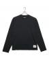 JIL SANDER+（ジルサンダープラス）の古着「ロゴパッチ ロングスリーブカットソー」｜ブラック