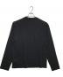 JIL SANDER+ (ジルサンダープラス) ロゴパッチ ロングスリーブカットソー ブラック サイズ:L：10000円