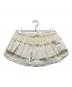 GLOWNY (グロウニー) GIRLFRIEND RUFFLE MINI SKIRT ホワイト サイズ:S 未使用品：8000円