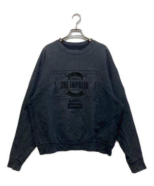 C.E（シーイー）C.E (シーイー) cavempt OVERDYE IMPULSE CREW NECK ブラック サイズ:1の古着・服飾アイテム