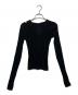 HELMUT LANG（ヘルムートラング）の古着「デザインカットソー」｜ブラック