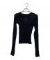 HELMUT LANG (ヘルムートラング) デザインカットソー ブラック サイズ:XS：9000円