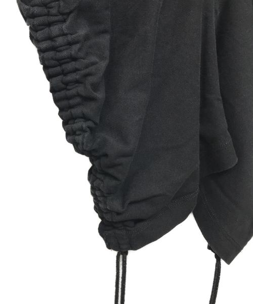 ALEXANDER WANG（アレキサンダー・ワン）ALEXANDER WANG (アレキサンダー・ワン) シャーリングノースリーブカットソー ブラック サイズ:Sの古着・服飾アイテム
