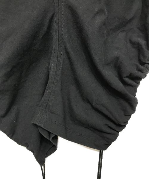 ALEXANDER WANG（アレキサンダー・ワン）ALEXANDER WANG (アレキサンダー・ワン) シャーリングノースリーブカットソー ブラック サイズ:Sの古着・服飾アイテム