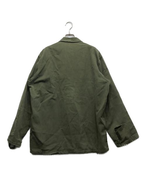 USED（ユーズド）USED (ユーズド) M-43 HBT ヘリンボーンツイルジャケット オリーブ サイズ:実寸参照の古着・服飾アイテム