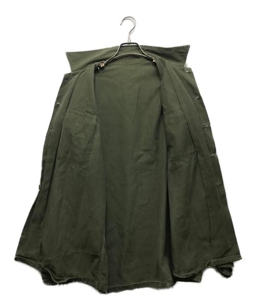 USED（ユーズド）USED (ユーズド) M-43 HBT ヘリンボーンツイルジャケット オリーブ サイズ:実寸参照の古着・服飾アイテム