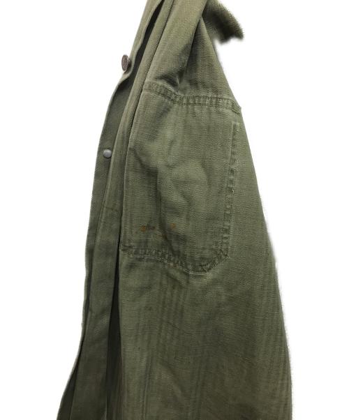 USED（ユーズド）USED (ユーズド) M-43 HBT ヘリンボーンツイルジャケット オリーブ サイズ:実寸参照の古着・服飾アイテム