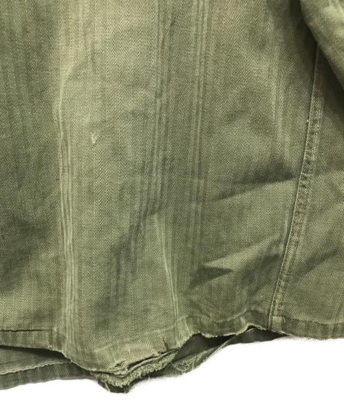 USED（ユーズド）USED (ユーズド) M-43 HBT ヘリンボーンツイルジャケット オリーブ サイズ:実寸参照の古着・服飾アイテム