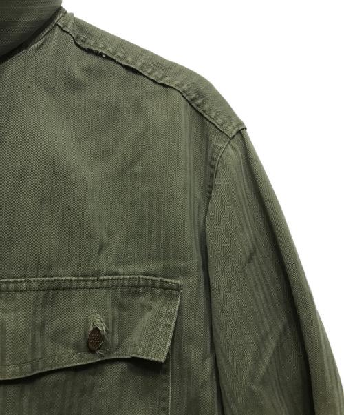 USED（ユーズド）USED (ユーズド) M-43 HBT ヘリンボーンツイルジャケット オリーブ サイズ:実寸参照の古着・服飾アイテム