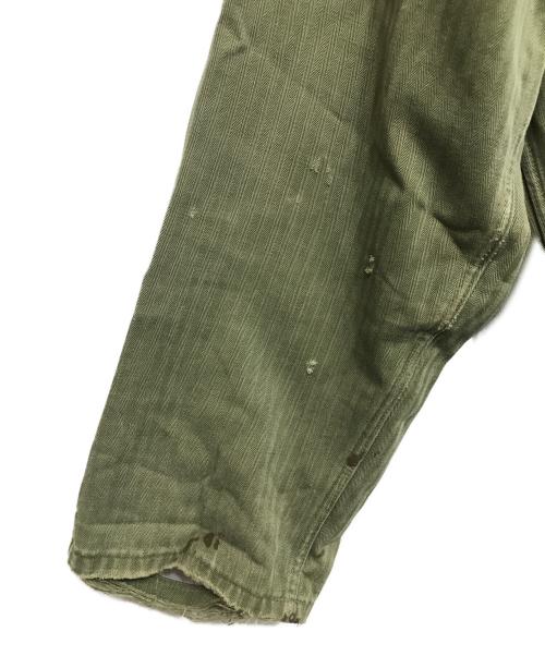 USED（ユーズド）USED (ユーズド) M-43 HBT ヘリンボーンツイルジャケット オリーブ サイズ:実寸参照の古着・服飾アイテム