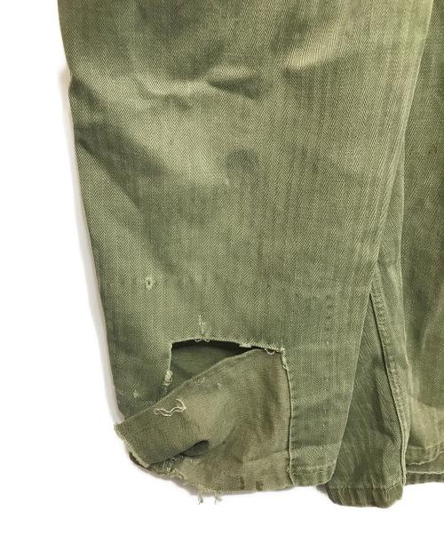 USED（ユーズド）USED (ユーズド) M-43 HBT ヘリンボーンツイルジャケット オリーブ サイズ:実寸参照の古着・服飾アイテム