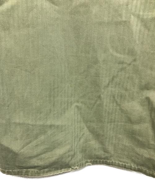 USED（ユーズド）USED (ユーズド) M-43 HBT ヘリンボーンツイルジャケット オリーブ サイズ:実寸参照の古着・服飾アイテム