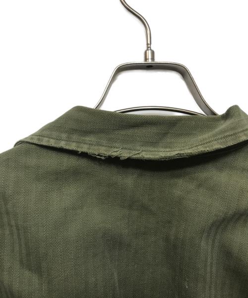 USED（ユーズド）USED (ユーズド) M-43 HBT ヘリンボーンツイルジャケット オリーブ サイズ:実寸参照の古着・服飾アイテム
