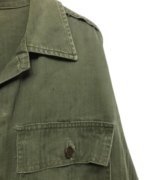 USED（ユーズド）USED (ユーズド) M-43 HBT ヘリンボーンツイルジャケット オリーブ サイズ:実寸参照の古着・服飾アイテム