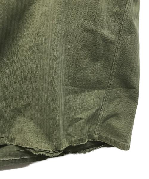 USED（ユーズド）USED (ユーズド) M-43 HBT ヘリンボーンツイルジャケット オリーブ サイズ:実寸参照の古着・服飾アイテム