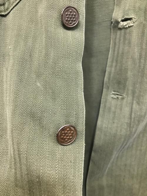 USED（ユーズド）USED (ユーズド) M-43 HBT ヘリンボーンツイルジャケット オリーブ サイズ:実寸参照の古着・服飾アイテム