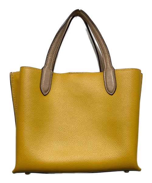 COACH（コーチ）COACH (コーチ) ウィロウ トート 24 カラーブロック イエローの古着・服飾アイテム