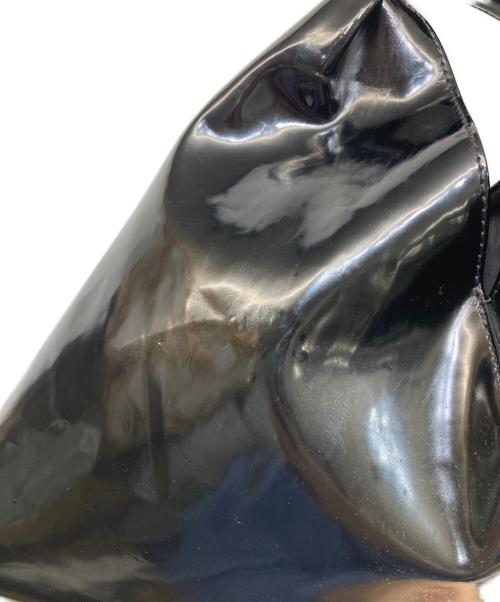 MM6 Maison Margiela（エムエムシックスメゾンマルジェラ）MM6 Maison Margiela (エムエムシックスメゾンマルジェラ) エナメル ジャパニーズ トート ブラックの古着・服飾アイテム