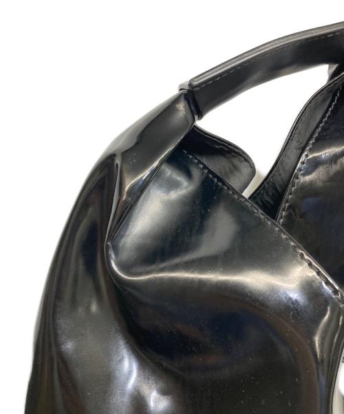 MM6 Maison Margiela（エムエムシックスメゾンマルジェラ）MM6 Maison Margiela (エムエムシックスメゾンマルジェラ) エナメル ジャパニーズ トート ブラックの古着・服飾アイテム