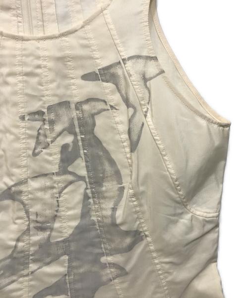 JIL SANDER（ジルサンダー）JIL SANDER (ジルサンダー) ノースリーブワンピース ホワイト サイズ:36の古着・服飾アイテム