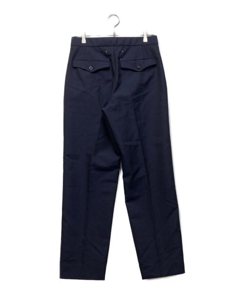 Maison Margiela（メゾンマルジェラ）Maison Margiela (メゾンマルジェラ) モヘヤ混ウール センタープレスパンツ ネイビー サイズ:46の古着・服飾アイテム
