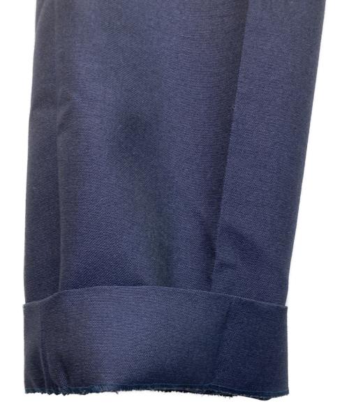Maison Margiela（メゾンマルジェラ）Maison Margiela (メゾンマルジェラ) モヘヤ混ウール センタープレスパンツ ネイビー サイズ:46の古着・服飾アイテム