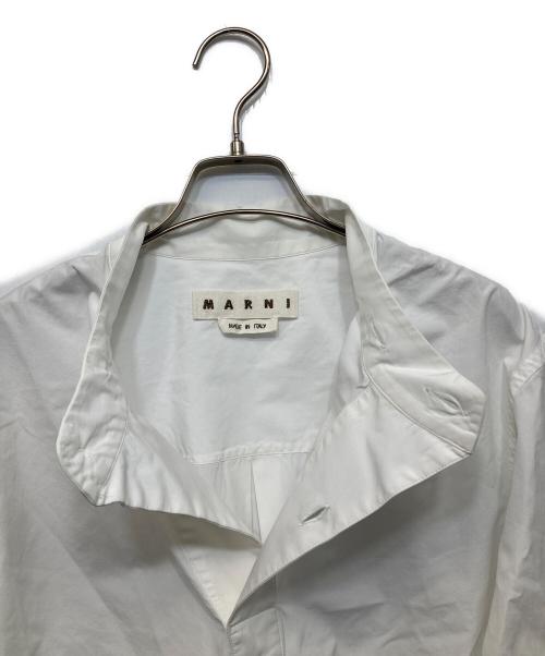 MARNI（マルニ）MARNI (マルニ) ハーフボタンシャツ ホワイト サイズ:44の古着・服飾アイテム