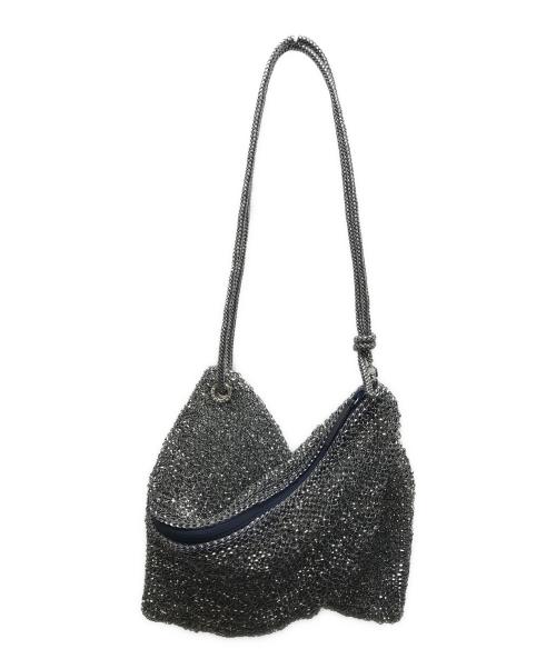ANTEPRIMA（アンテプリマ）ANTEPRIMA (アンテプリマ) ツイストスモールバッグ ネイビーシルバー/NAVYGENTOの古着・服飾アイテム