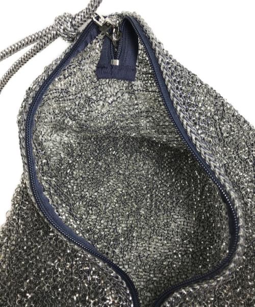 ANTEPRIMA（アンテプリマ）ANTEPRIMA (アンテプリマ) ツイストスモールバッグ ネイビーシルバー/NAVYGENTOの古着・服飾アイテム