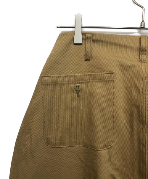 BONCOURA（ボンクラ）BONCOURA (ボンクラ) Pegtop Pants English Twill ブラウン サイズ:W28の古着・服飾アイテム