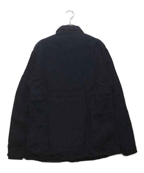 BONCOURA（ボンクラ）BONCOURA (ボンクラ) B-43 コットンリネン ボタンシャツ/ ネイビー サイズ:38の古着・服飾アイテム