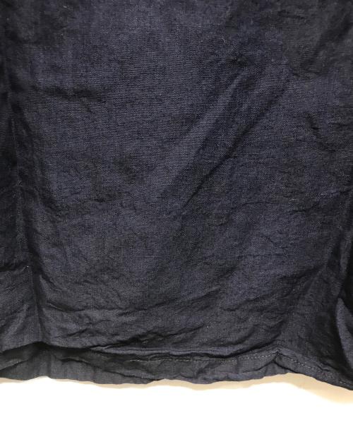 BONCOURA（ボンクラ）BONCOURA (ボンクラ) B-43 コットンリネン ボタンシャツ/ ネイビー サイズ:38の古着・服飾アイテム