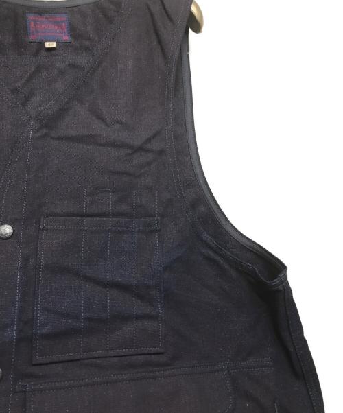 BONCOURA（ボンクラ）BONCOURA (ボンクラ) パックベスト ネイビー サイズ:42の古着・服飾アイテム