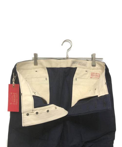 BONCOURA（ボンクラ）BONCOURA (ボンクラ) ストライプワークパンツ ネイビー サイズ:W34の古着・服飾アイテム