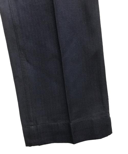 BONCOURA（ボンクラ）BONCOURA (ボンクラ) ストライプワークパンツ ネイビー サイズ:W34の古着・服飾アイテム