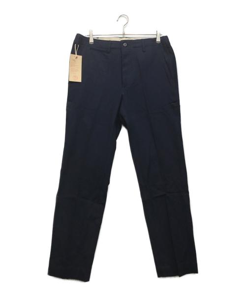BONCOURA（ボンクラ）BONCOURA (ボンクラ) ストライプワークパンツ ネイビー サイズ:W33の古着・服飾アイテム
