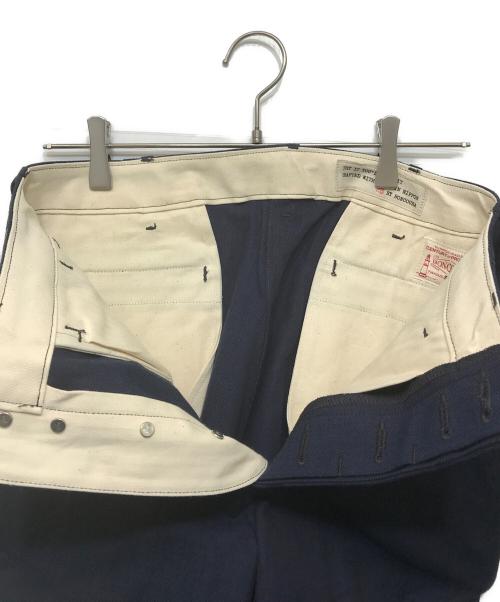 BONCOURA（ボンクラ）BONCOURA (ボンクラ) ストライプワークパンツ ネイビー サイズ:W28の古着・服飾アイテム