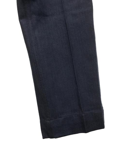 BONCOURA（ボンクラ）BONCOURA (ボンクラ) ストライプワークパンツ ネイビー サイズ:W28の古着・服飾アイテム