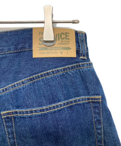FreshService（フレッシュサービス）FreshService (フレッシュサービス) CORPORATE DENIM FIVE POCKET PANTS インディゴ サイズ:Ｓの古着・服飾アイテム