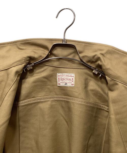 BONCOURA（ボンクラ）BONCOURA (ボンクラ) Ｂ-43 Navy English Twill / B-43 ネイビー イングリッシュ ツイル ブラウン サイズ:40の古着・服飾アイテム