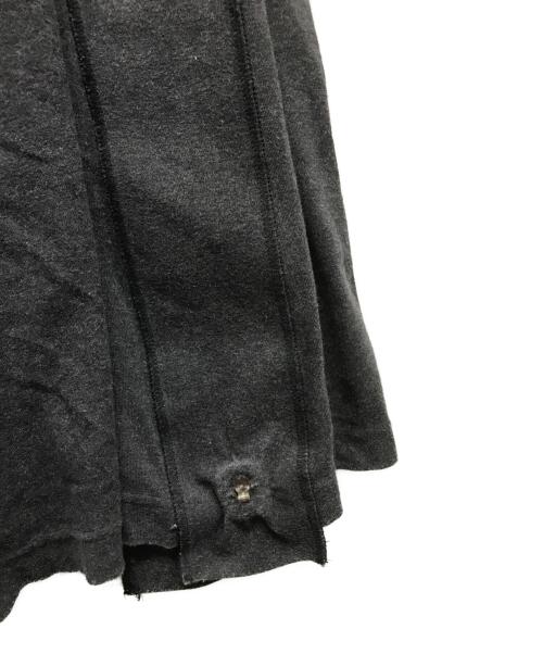 ISSEY MIYAKE（イッセイミヤケ）ISSEY MIYAKE (イッセイミヤケ) 半袖パネルラインワンピース グレー サイズ:Lの古着・服飾アイテム