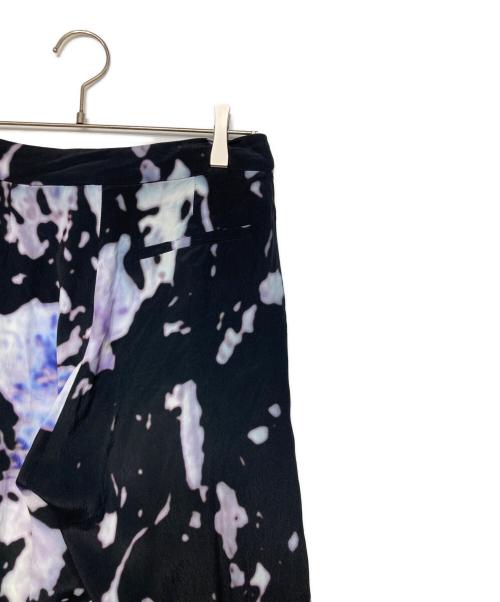 Vivienne Westwood ANGLOMANIA（ヴィヴィアンウエストウッドアングロマニア）Vivienne Westwood ANGLOMANIA (ヴィヴィアンウエストウッドアングロマニア) レーヨンプリントパンツ ブラック サイズ:38の古着・服飾アイテム