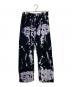 Vivienne Westwood ANGLOMANIA（ヴィヴィアンウエストウッドアングロマニア）の古着「レーヨンプリントパンツ」｜ブラック