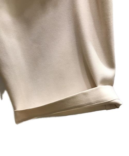 Curensology（カレンソロジー）Curensology (カレンソロジー) ウールワイドパンツ ベージュ サイズ:38の古着・服飾アイテム