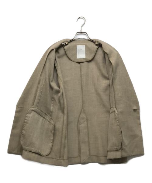 Noble（ノーブル）Noble (ノーブル) ドンゴロスダブルジャケット ブラウン×イエロー サイズ:38の古着・服飾アイテム