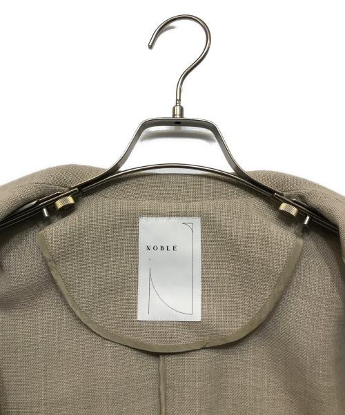 Noble（ノーブル）Noble (ノーブル) ドンゴロスダブルジャケット ブラウン×イエロー サイズ:38の古着・服飾アイテム