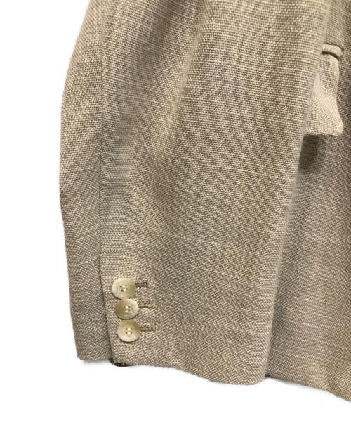 Noble（ノーブル）Noble (ノーブル) ドンゴロスダブルジャケット ブラウン×イエロー サイズ:38の古着・服飾アイテム