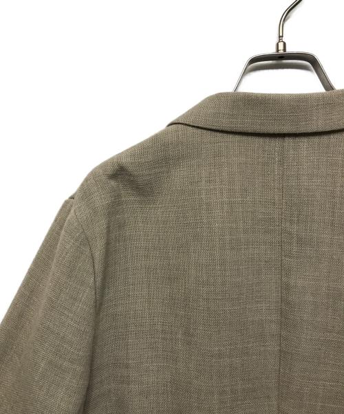 Noble（ノーブル）Noble (ノーブル) ドンゴロスダブルジャケット ブラウン×イエロー サイズ:38の古着・服飾アイテム