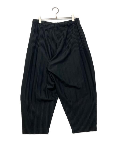 HOMME PLISSE ISSEY MIYAKE（オム プリッセ イッセイ ミヤケ）HOMME PLISSE ISSEY MIYAKE (オム プリッセ イッセイ ミヤケ) 消しプリーツパンツ ブラック サイズ:2の古着・服飾アイテム